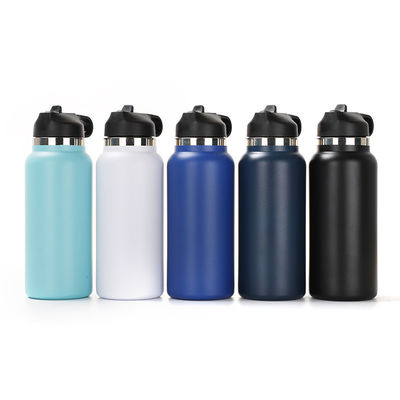 Vacuo isolado 32 oz boca larga garrafa de água de aço inoxidável para desempenho desportivo