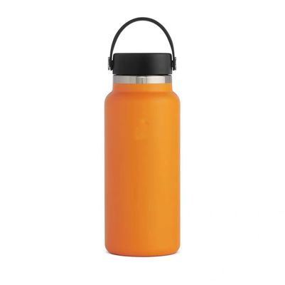 Vacuo isolado 32 oz boca larga garrafa de água de aço inoxidável para desempenho desportivo