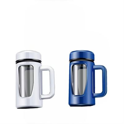 Bottle de água de vidro de parede dupla isolado para acessórios de caminhadas ao ar livre