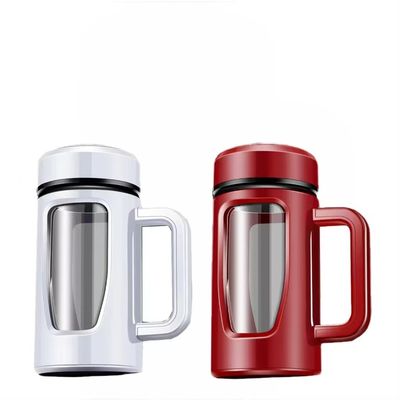 Logotipo personalizado Aceitável Vidro de Borosilicato Alto Personalizado Garrafa de Água Reutilizável