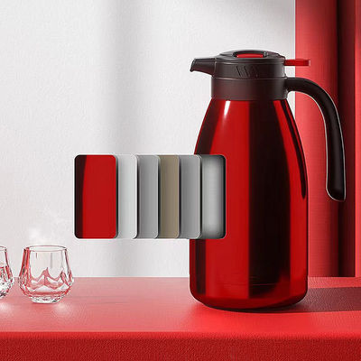 Logotipo personalizado Grande Capacidade 2000ml Biodegradável Acero Inoxidável Jar de Água Térmica