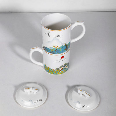 Elegante Custom reforçado Sublimação Mamã Regalo Viagem caneca de café Copo reutilizável com mão