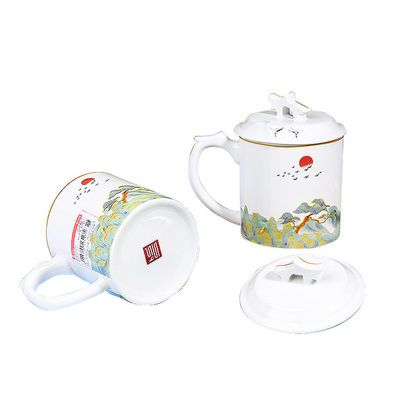 Elegante Custom reforçado Sublimação Mamã Regalo Viagem caneca de café Copo reutilizável com mão