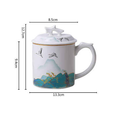 Elegante Custom reforçado Sublimação Mamã Regalo Viagem caneca de café Copo reutilizável com mão