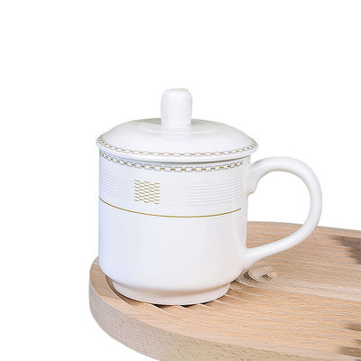 Logotipo personalizado aceitável Taças de café vintage feitas à mão para gravura a laser