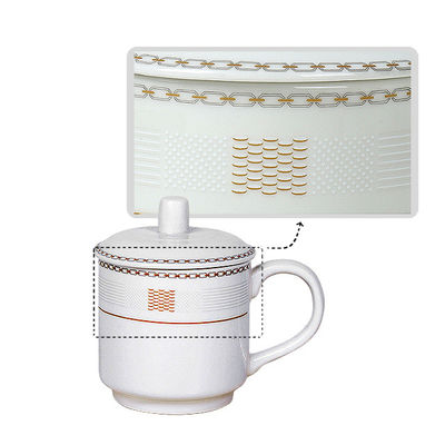 Logotipo personalizado aceitável Taças de café vintage feitas à mão para gravura a laser