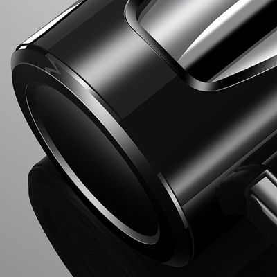 Copo de vidro de alta borosilicato de grande capacidade para caminhadas ao ar livre com alça e tampa