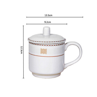 Logotipo personalizado aceitável Taças de café vintage feitas à mão para gravura a laser