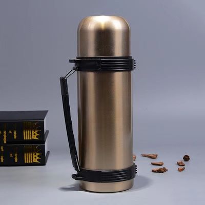 Caldeira de caminhada de aço inoxidável de vácuo portátil de 1800 ml para esportes ao ar livre