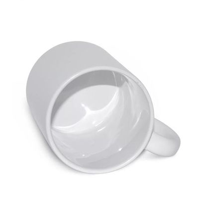 11oz Cerâmica Sublimação caneca Design personalizado não invertido Branco com acabamento de pérola