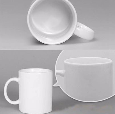 11oz Cerâmica Sublimação caneca Design personalizado não invertido Branco com acabamento de pérola