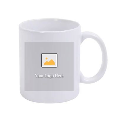 11oz Cerâmica Sublimação caneca Design personalizado não invertido Branco com acabamento de pérola