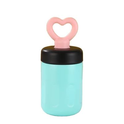 Modern Design 316 Tubos de vácuo de aço inoxidável caneca de café com alça de coração 420ml