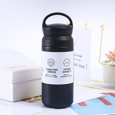 Voltar à Escola Taças Isoladas de Aço Branco 500 ml Flask Tumbler de vácuo com alça