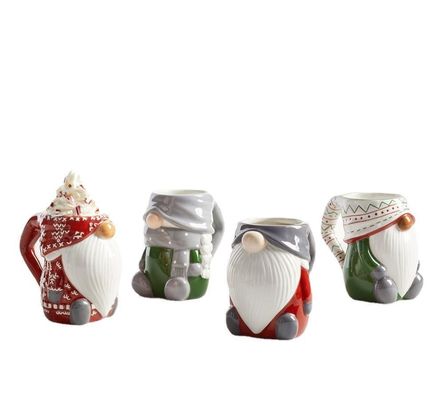 400ml Cerâmica Férias de Natal Moose xícaras de café 3D Santa Snowman Renas Design