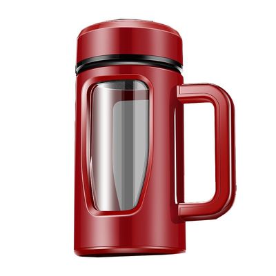 Manilha antiderrapante Garrafa de água de vidro portátil de 580 ml com isolamento e design à prova de vazamento