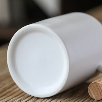 Fornecimento direto 11oz transferência de calor cerâmica de viagem caneca de café branco para sublimação