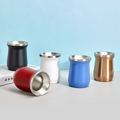 Taça de escritório para homens com logotipo personalizado de palha Taça resistente a quedas Garrafa de água de aço inoxidável 12oz Capacidade