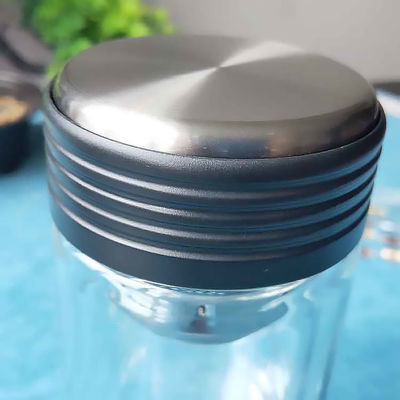 Garrafa de água de vidro de sublimação de vidro isolado normal e vazio com marca personalizada