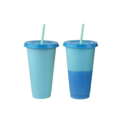 16oz de plástico à prova de vazamento, 24oz de plástico livre de BPA, xícaras de café, garrafa de água fria com tampa e palha.