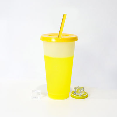 16oz de plástico à prova de vazamento, 24oz de plástico livre de BPA, xícaras de café, garrafa de água fria com tampa e palha.