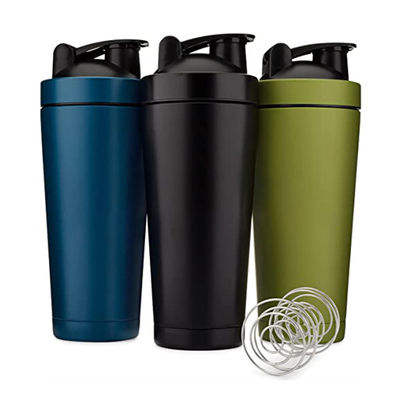 Manter a bebida quente-fria 6-12h 700ml Grande capacidade Custom LOGO Fitness Shaker Bottle