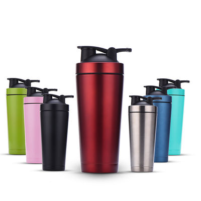 Manter a bebida quente-fria 6-12h 700ml Grande capacidade Custom LOGO Fitness Shaker Bottle