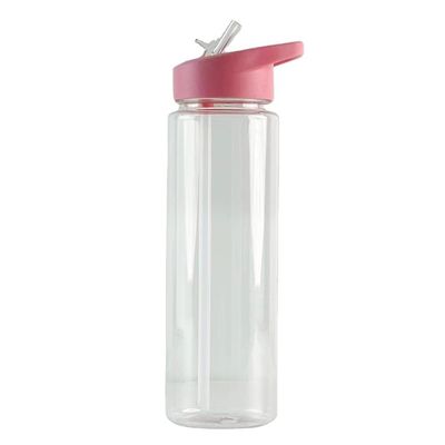 Taça de plástico de Tritão de cor personalizada 500ml 700ml garrafa de água livre de BPA com palhinha rolante