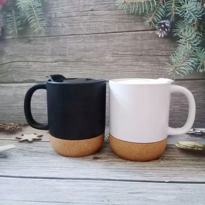 Taças de café de fundo de cor cerâmica com logotipo personalizado