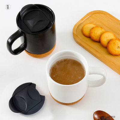 14 OZ Base de cortiça Stoneware Matte Custom Design Dia da Mãe Dia dos Namorados Cerâmica Custom MUGS com tampa PP