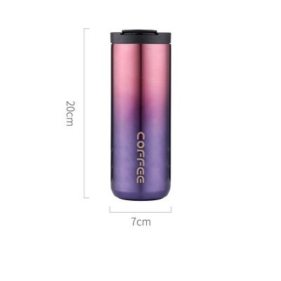 Aço inoxidável 350/500ml Logotipo personalizado Portavel à prova de vazamento Vacuo Copo de café isolado