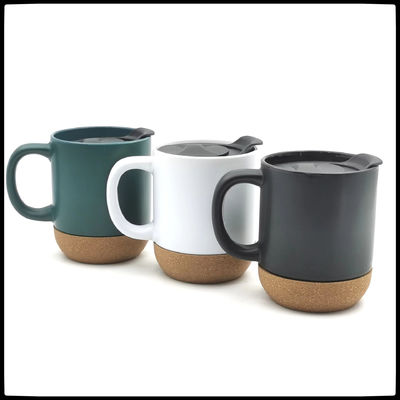 Logotipo personalizado 15oz Sublimação porcelana caneca de café com fundo de madeira preto cerâmica taça de leite