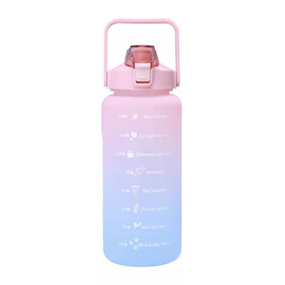 2L Fitness Botão de Shaker de Plástico com Garrafa de Primavera Para Desportos ao Ar Livre e Amantes do Unisex
