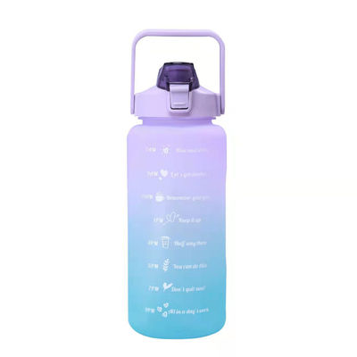 2L Fitness Botão de Shaker de Plástico com Garrafa de Primavera Para Desportos ao Ar Livre e Amantes do Unisex