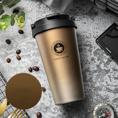Fornecimento direto 500ml de aço inoxidável cálice de café com isolamento a vácuo com padrão personalizado