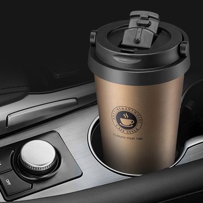 Fornecimento direto 500ml de aço inoxidável cálice de café com isolamento a vácuo com padrão personalizado