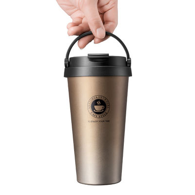 Logotipo personalizado aceitável 304 aço inoxidável garrafa de água de vácuo isolado xícara de café