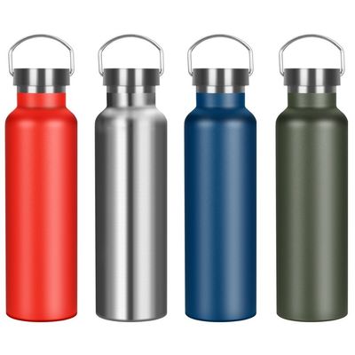 Garrafa esportiva isolada com tampa Garrafa de água de aço inoxidável personalizada de 500 ml