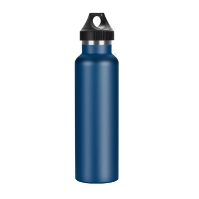 Garrafa de água de vácuo de aço inoxidável 750 ml garrafa esportiva com tampa