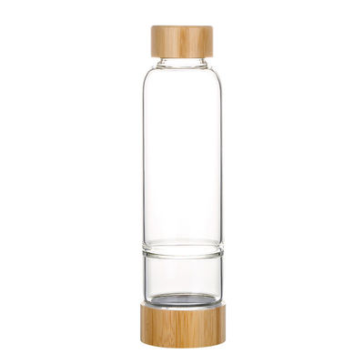 Presentes de Negócios Garrafa de Água de Cristal com 500 ml de capacidade e pedras de design atraente