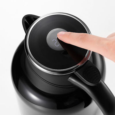 1.5L Caldeira de água quente de parede dupla Chaleira de chá com desligamento automático e proteção para secar