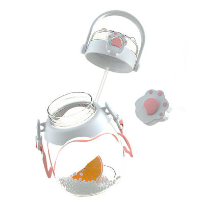 Garrafas de água recipientes de bebidas Tipo Branco 1300ml Copo de plástico portátil para atividades ao ar livre
