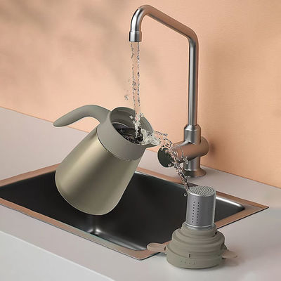 1.0L Caldeira Elétrica de Aço Inoxidável de Grande Capacidade com Desempenho de Isolamento Térmico