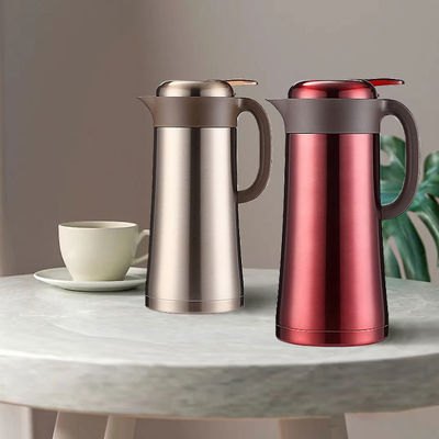 Caldeira elétrica de vácuo 2.2L 1500W Anti-secagem Vermelho Preto Casa 304 aço inoxidável