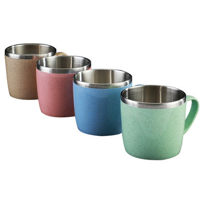 Cor personalizada Dupla parede vácuo aço inoxidável Café gelado Tumbler caneca e direto