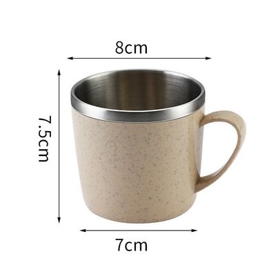 Cor personalizada Dupla parede vácuo aço inoxidável Café gelado Tumbler caneca e direto