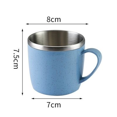 Cor personalizada Dupla parede vácuo aço inoxidável Café gelado Tumbler caneca e direto