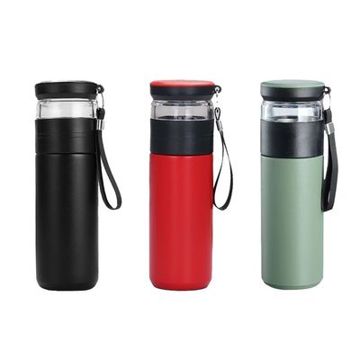 Infusor de chá de aço inoxidável com desempenho de isolamento térmico de 6 a 12 horas