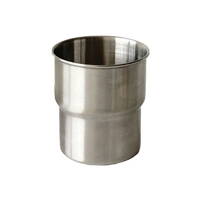 Capa de café de viagem de aço inoxidável de 290 ml com palha e tampa
