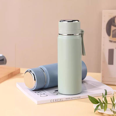 Design contemporâneo Custom BPA livre de vácuo Dupla parede garrafa de água desportiva com alça